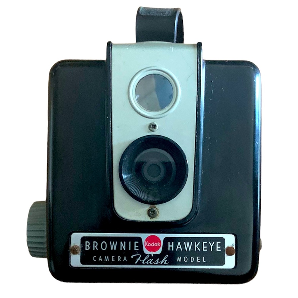 Kodak Camera Brownie Hawkeye flash model. Takes 620 film.
